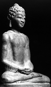 Le jeune Buddha, Siddh&acirc;rtha. Cr&eacute;ation: Hac-Team Ngo, artiste khmer; photo: P. Bittar 